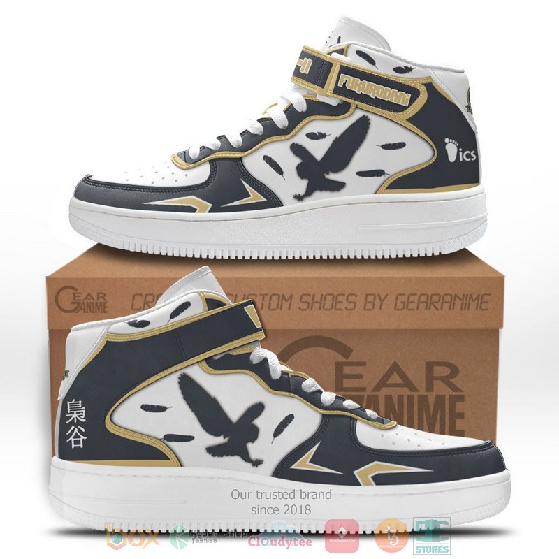 Fukurodani Haikyuu Anime High Air Force Shoes