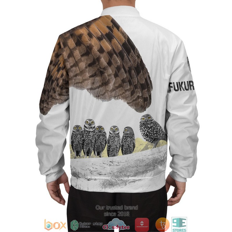 Fukurodani Owl Bomber Jacket word1