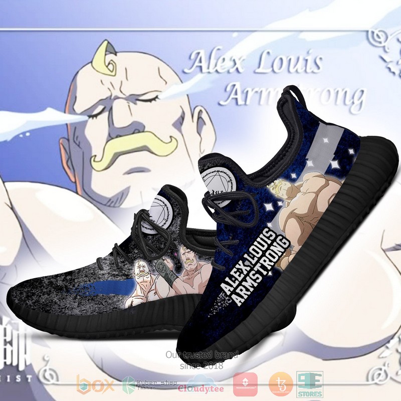 BEST Fullmetal Alchemist Alex Louis Character Reze Shoes Sneaker 3 Fullmetal Alchemist Alex Louis Character Anime Reze Shoes 1 2