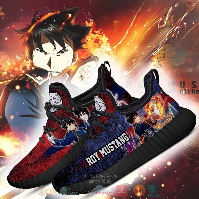 Fullmetal Alchemist Roy Character Anime Reze Shoes 1