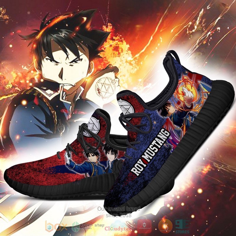 BEST Fullmetal Alchemist Roy Character Reze Shoes Sneaker 3 Fullmetal Alchemist Roy Character Anime Reze Shoes 1 2