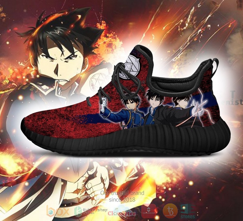 BEST Fullmetal Alchemist Roy Character Reze Shoes Sneaker 4 Fullmetal Alchemist Roy Character Anime Reze Shoes 1 2 3