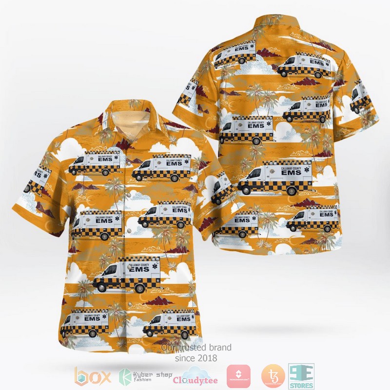 Fulton Callaway County Missouri Callaway County Ambulance District Hawaiian shirt word2