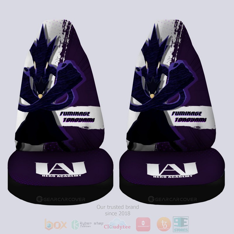 BEST-Anime Fumikage Tokoyami My Hero Academia Luxury Car Seat Covers 3 Fumikage Tokoyami My Hero Academia Anime Car Seat Cover 1 2