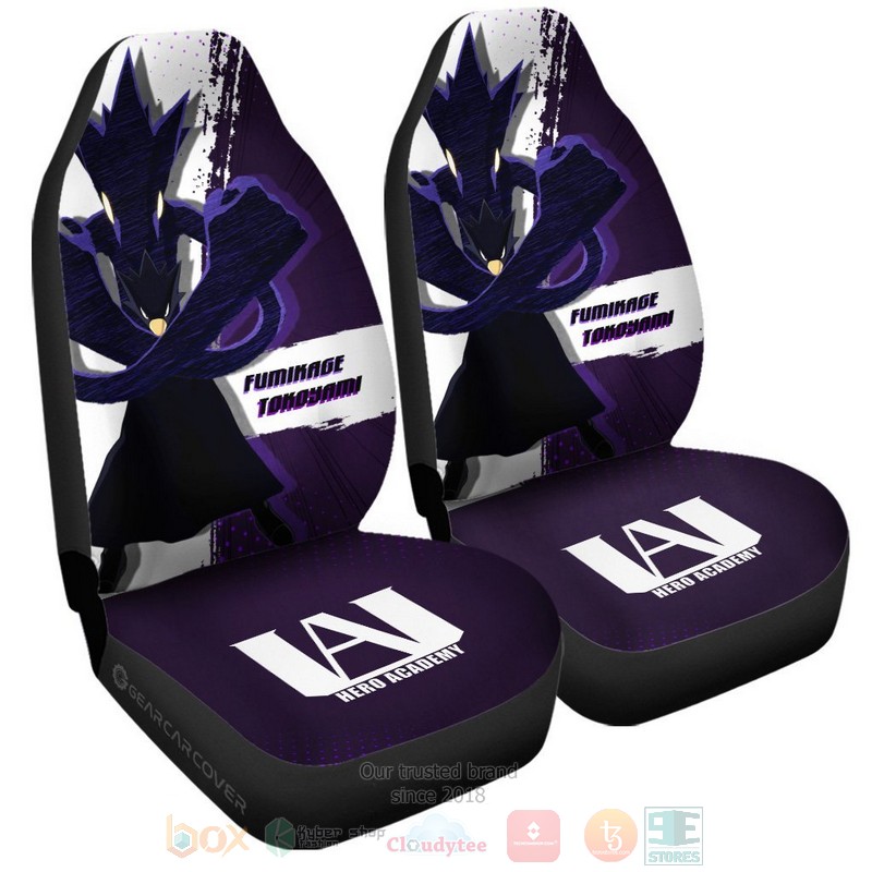 BEST-Anime Fumikage Tokoyami My Hero Academia Luxury Car Seat Covers 4 Fumikage Tokoyami My Hero Academia Anime Car Seat Cover 1 2 3