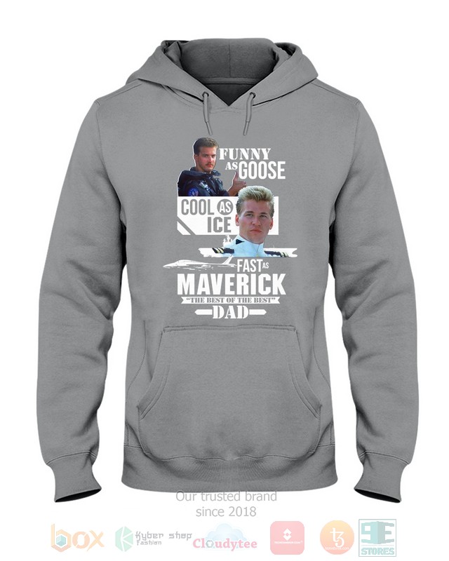 Funny As Goose Cool As Ice Fast As Maverick Hoodie, Shirt word1