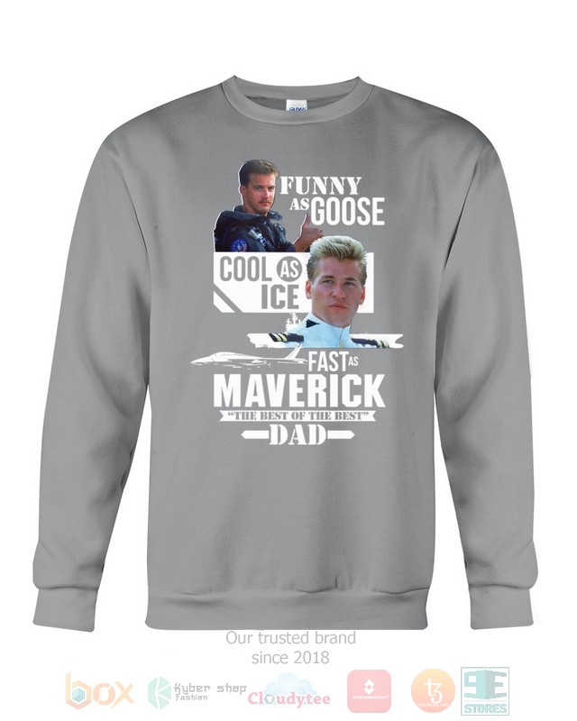 Funny As Goose Cool As Ice Fast As Maverick Hoodie, Shirt word1