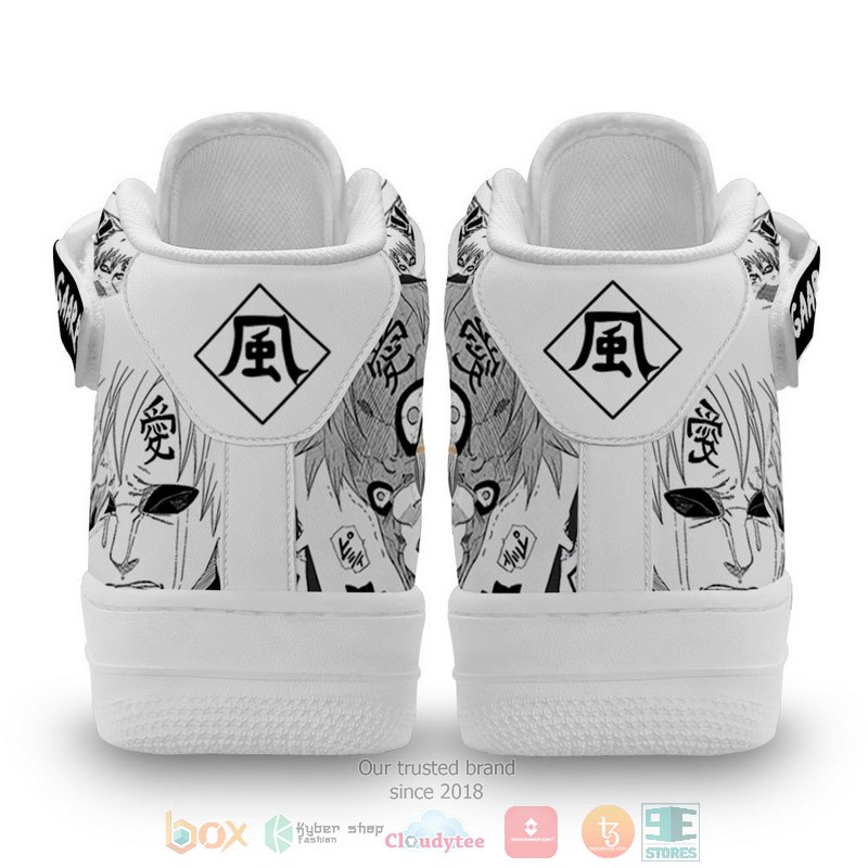 NEW Gaara Anime Mix Manga High Top Air Force Shoes 3 Gaara Anime Mix Manga High Air Force Shoes 1 2