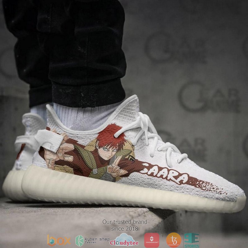 Gaara Anime Yeezy Sneaker Shoes 3 Gaara Anime Yeezy Sneaker Shoes 1 2