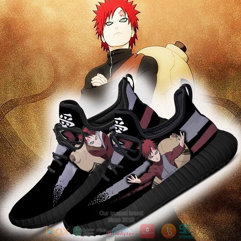 Gaara Jutsu Naruto Anime Reze Shoes 1