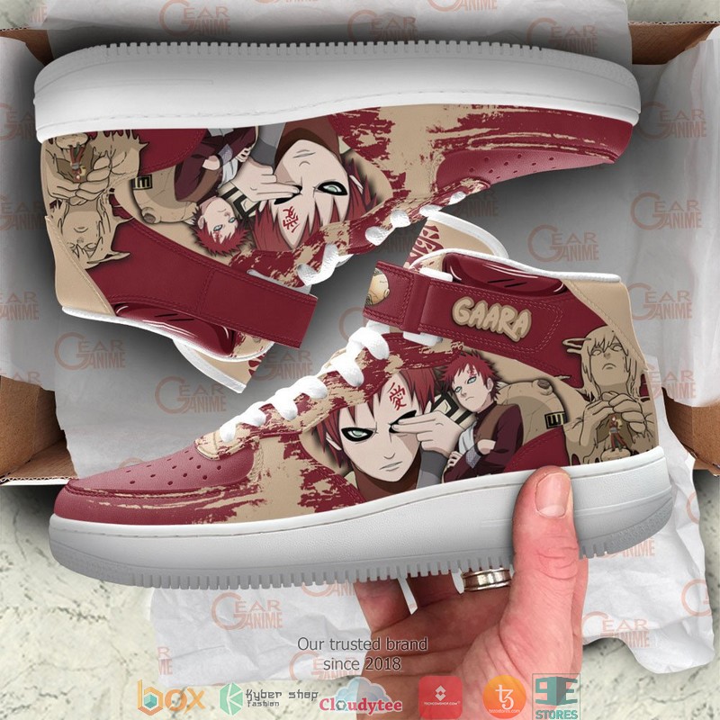 Gaara NRT Anime High Air Force Shoes 1