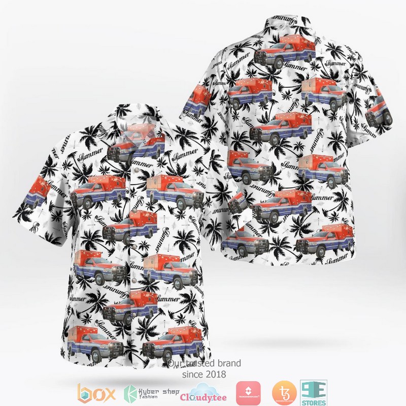 Galveston Texas Galveston County Health District EMS Hawaii 3D Shirt