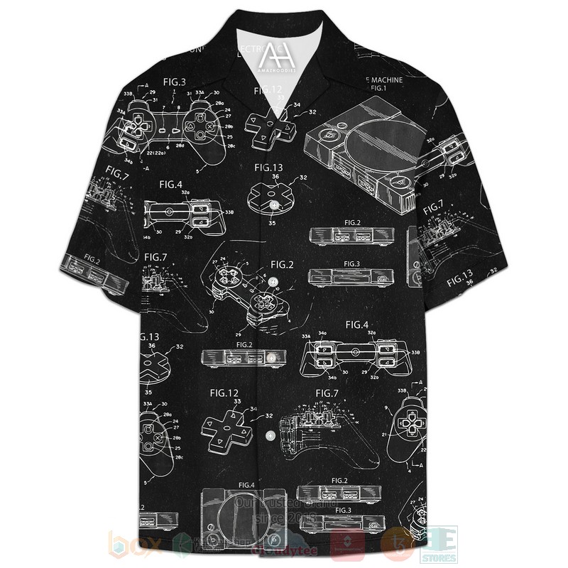 BEST Game Patent 3D Aloha Shirt 4 Game Patent Hawaiian Shirt