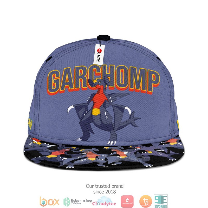 Garchomp Pokemon Anime Gifts for Otaku Snapback hat
