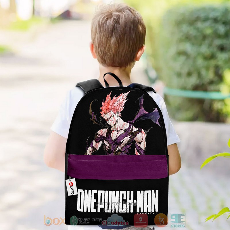 NEW Garou Anime One Punch Man 3D Full Printed Leisure Backpack 3 Garou Anime One Punch Man Backpack 1 2
