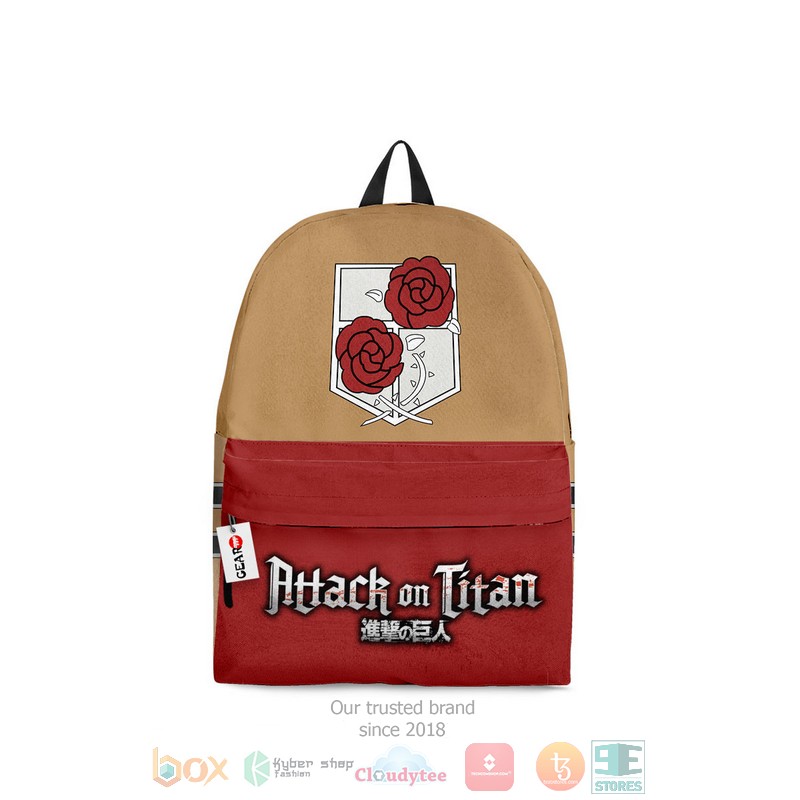 Garrison Regiment Attack On Titan Anime Backpack