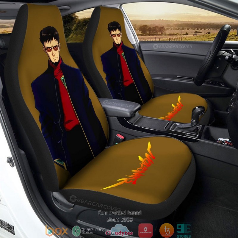 Gendo Ikari Neon Genesis Evangelion Anime Car Seat Cover