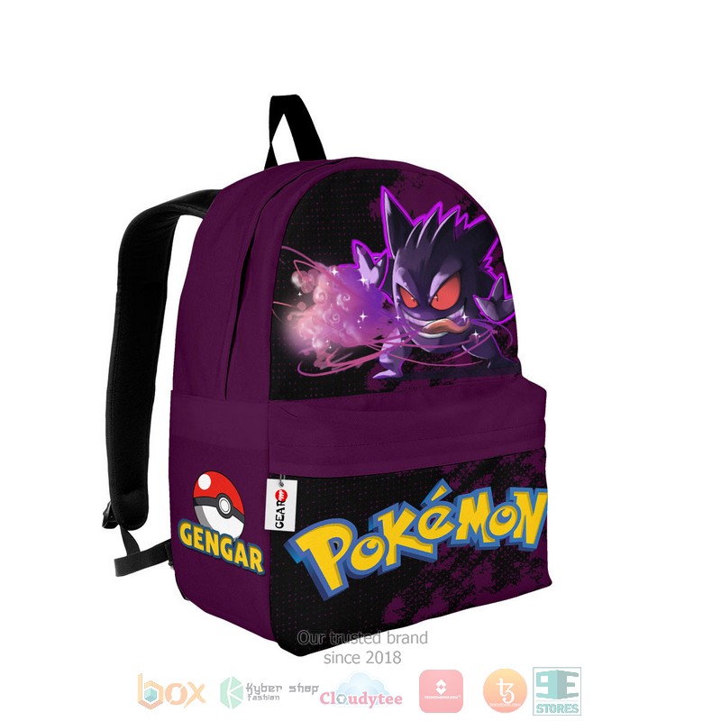 Gengar Anime Pokemon Backpack 1