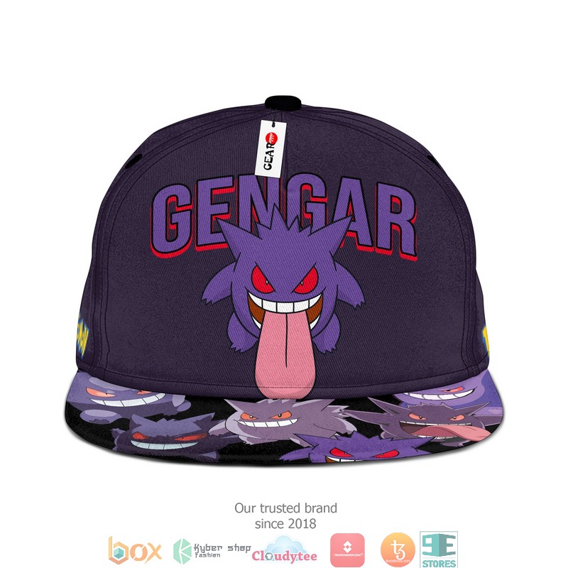 Gengar Pokemon Anime Gift For Otaku Snapback hat