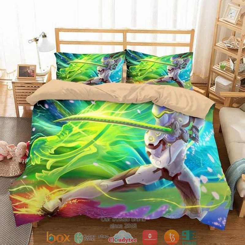 Genji Overwatch Duvet Cover Bedroom Set