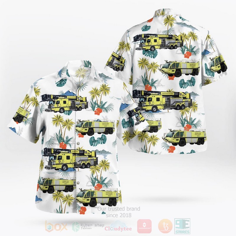 BEST George Bush Intercontinental Airport Houston Fire Department 3D Aloha Shirt 3 George Bush Intercontinental Airport Houston Fire Department Hawaiian Shirt