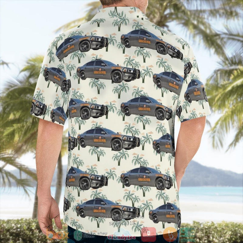 Georgia State Patrol Dodge Charger Hawaiian shirt 4 Georgia State Patrol Dodge Charger Hawaiian shirt word1