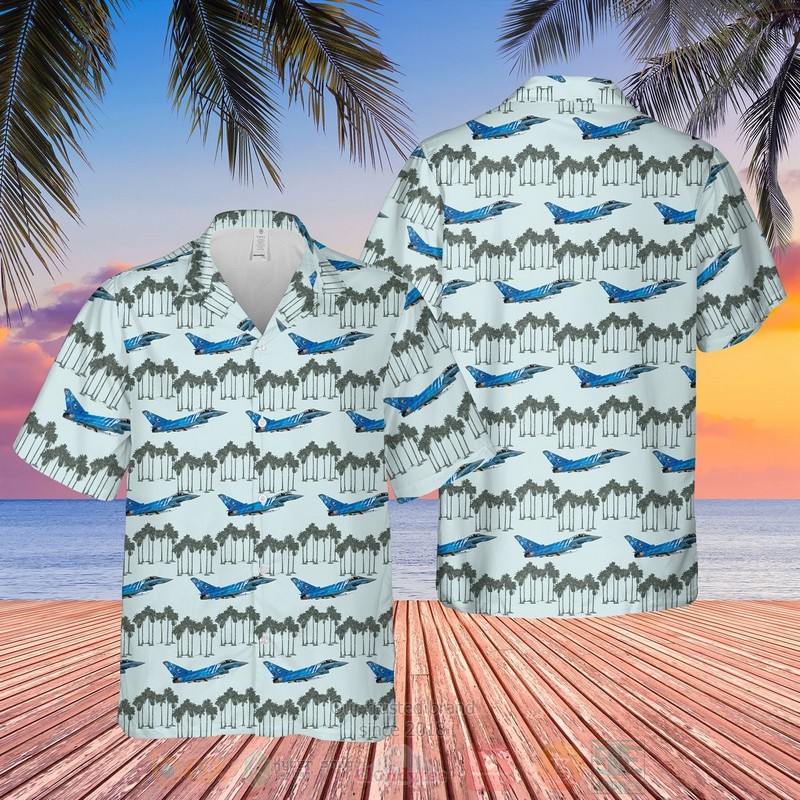German Air Force Luftwaffe Bavarian Tiger Hawaiian Shirt