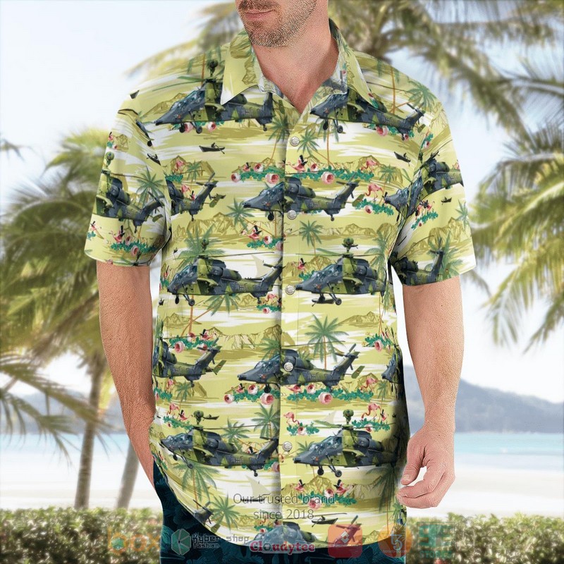 NEW German Army Deutsches Heer Eurocopter EC-665 Tiger UHT Hawaii Shirt 3 NEW German Army Deutsches Heer Eurocopter EC-665 Tiger UHT Hawaii Shirt word3