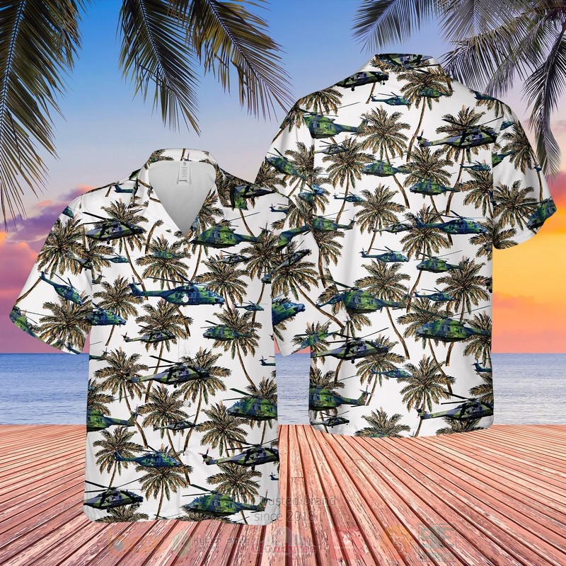 German Army NHIndustries NH90 Hawaiian Shirt