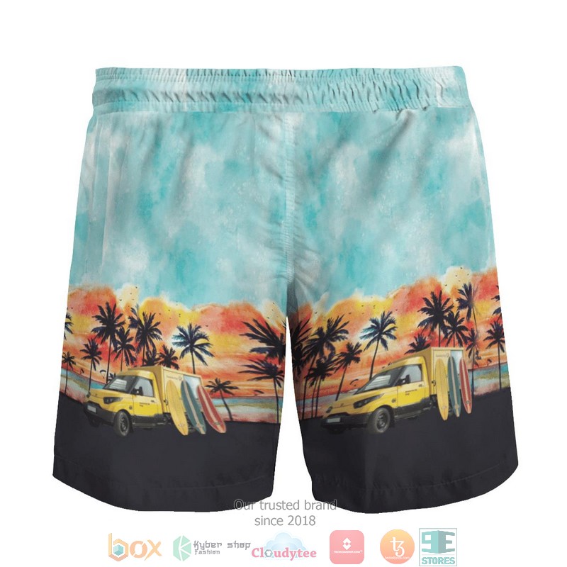 German Deutsche Post StreetScooter Hawaiian Shirt, Short 4 German Deutsche Post StreetScooter Hawaiian Shirt Short 1 2 3