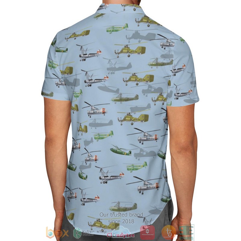 German Helicopter World War 2 Hawaiian Shirt 2 German Helicopter World War 2 Hawaiian Shirt 1