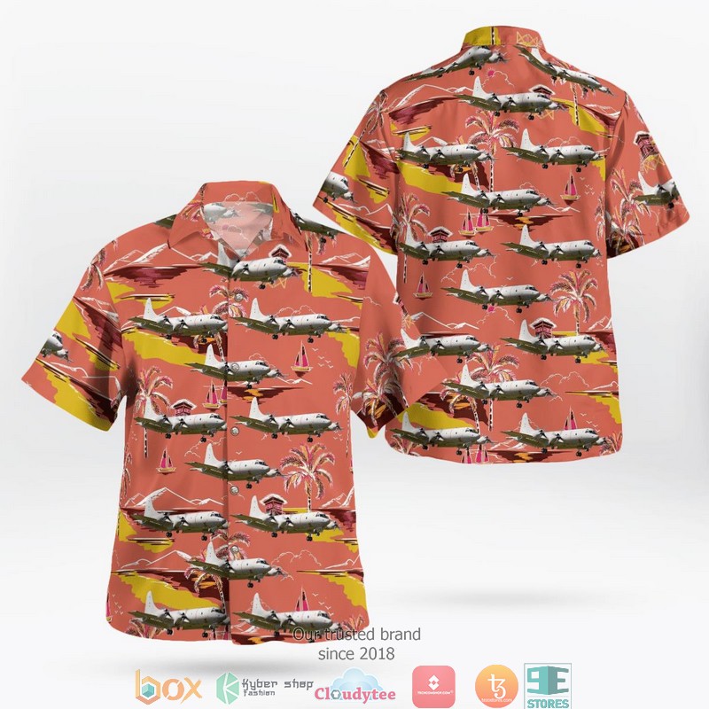 German Navy Lockheed P 3C Orion 3D Hawaii Shirt