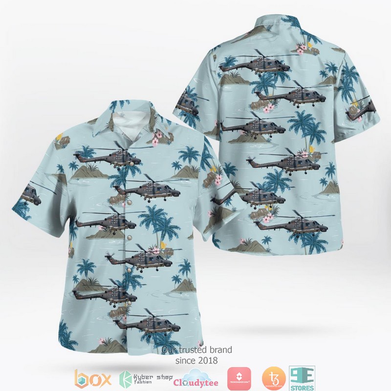 German Navy Westland Super Lynx Mk 88A 3D Hawaii Shirt