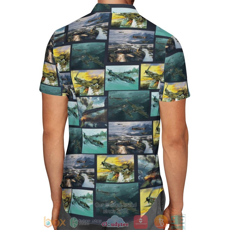 German World War 2 Color Hawaiian Shirt 2 German World War 2 Color Hawaiian Shirt 1