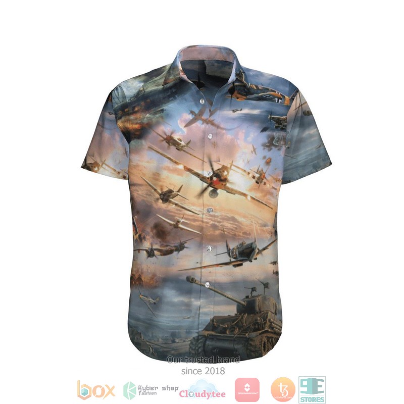 German World War 2 Hawaiian Shirt 3 German World War 2 Hawaiian Shirt 1 2