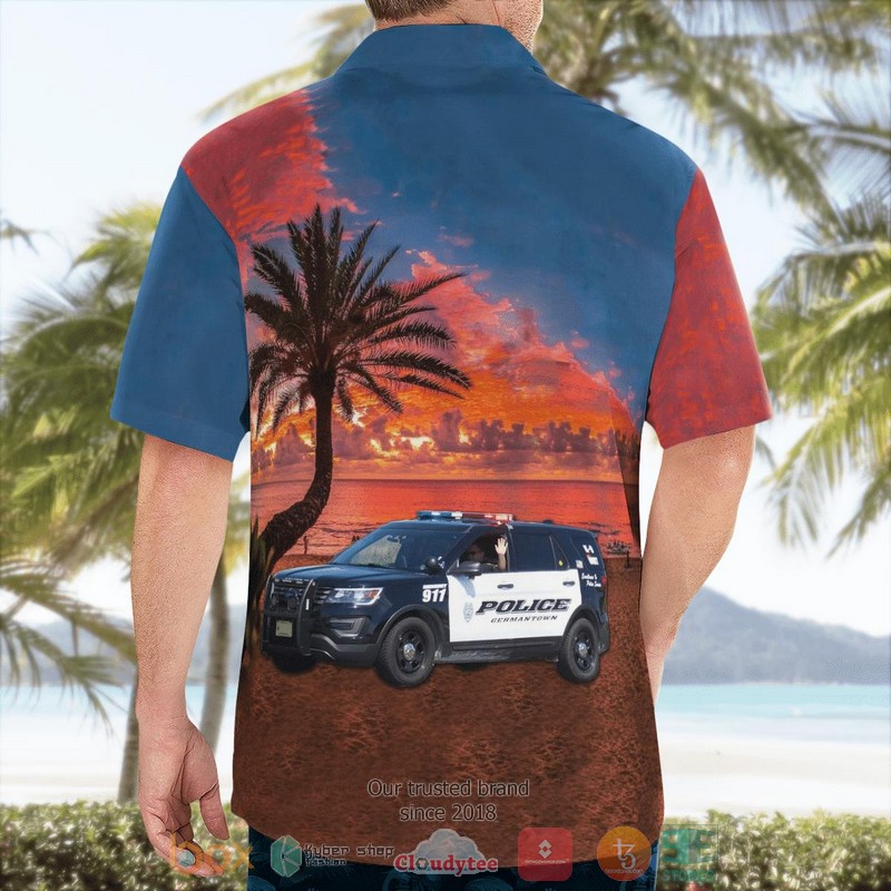 Germantown Police Department Germantown Tennessee Hawaiian Shirt 2 Germantown Police Department Germantown Tennessee Hawaiian Shirt word1
