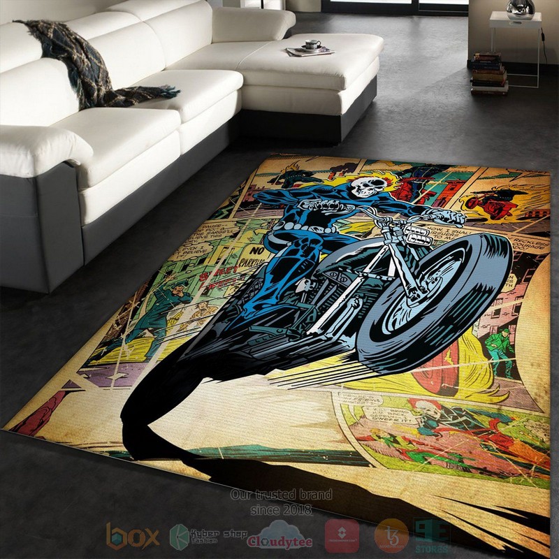 Ghost Rider Hero Movie Area Rugs