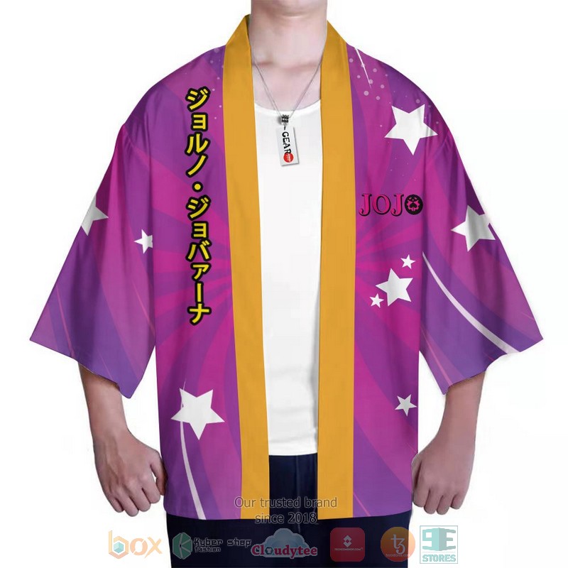 Giorno Giovanna Anime JoJos Bizarre Adventure Kimono 1