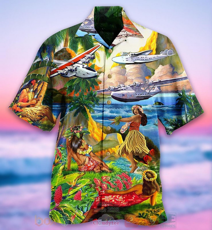 BEST Girls Hula Dancing 3D Aloha Shirt