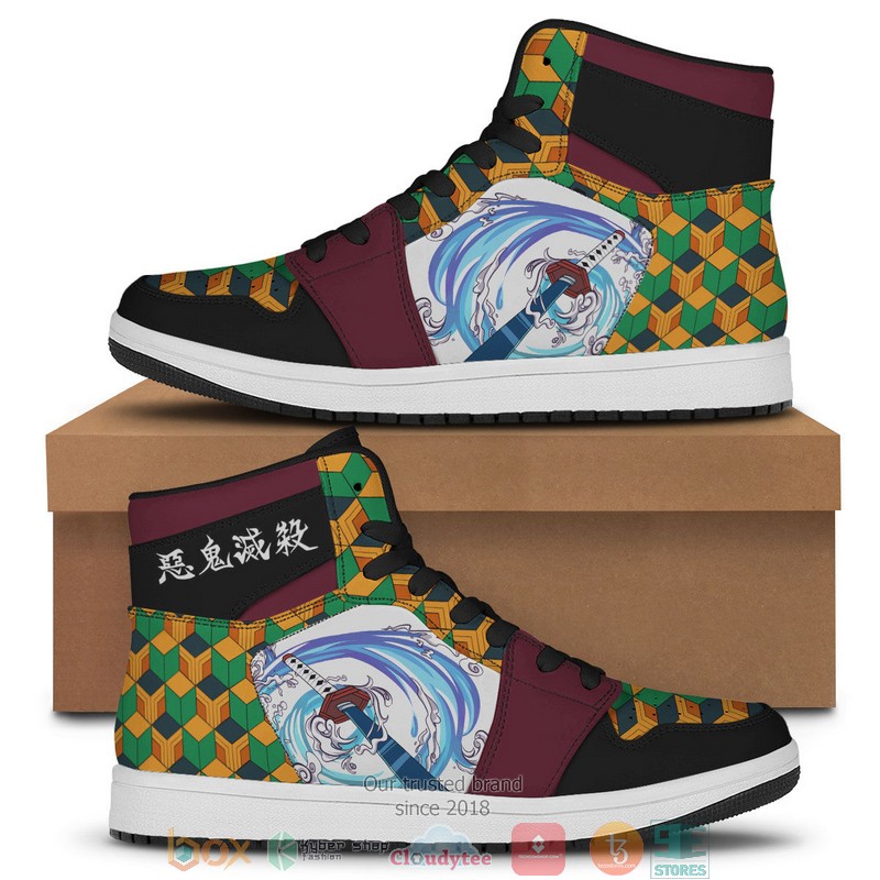 Giyu Water Skill Air Jordan high top shoes