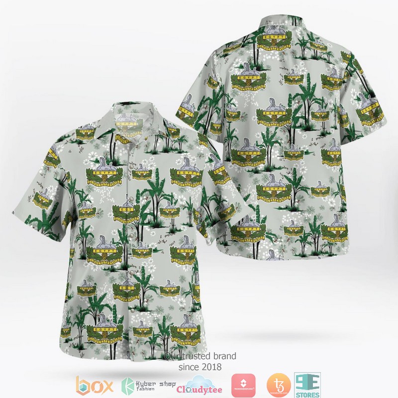 Gloucestershire Regiment British Army Hawaiian Shirt