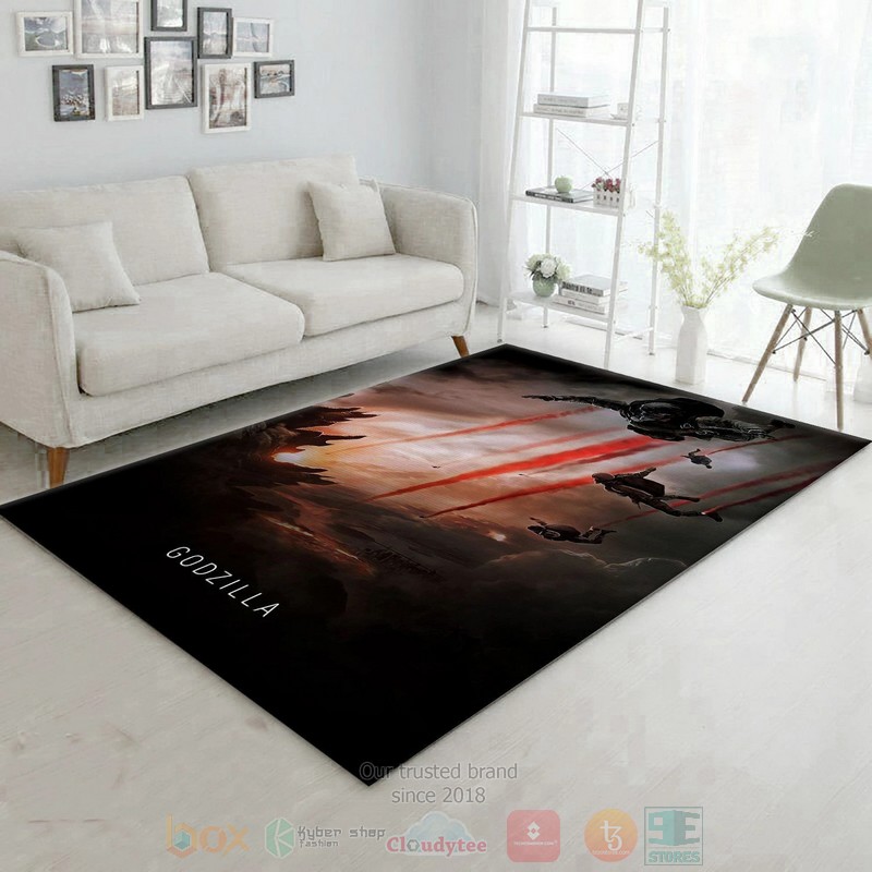 Godzilla 2014 Movie Area Rugs 1