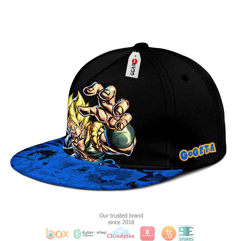 Gogeta Anime Dragon Ball Snapback hat 1