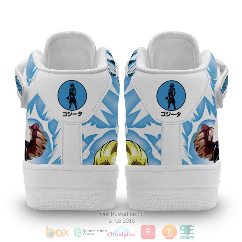 NEW Gogeta Dragon Ball Anime High Top Air Force Shoes 3 Gogeta Dragon Ball Anime High Air Force Shoes 1 2
