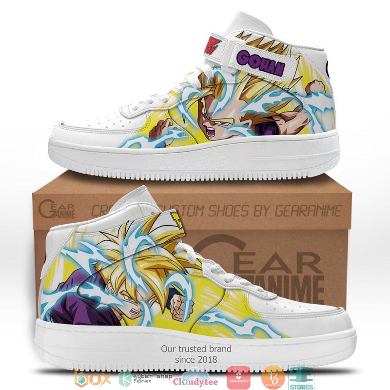 Gohan Dragon Ball Anime for Otaku High Air Force Shoes