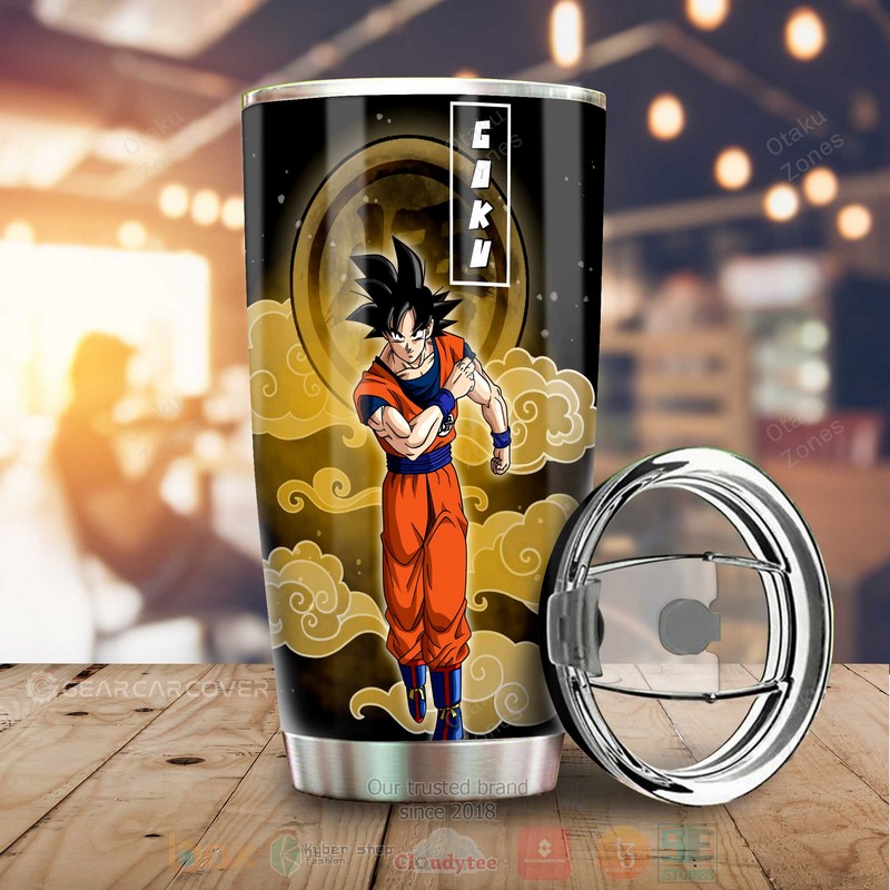 Goku And Chichi Dragon Ball Anime Tumbler 1
