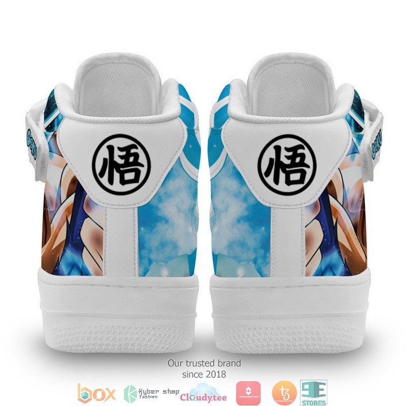 Goku Blue Dragon Ball Anime for Otaku High Air Force Shoes 3 Goku Blue Dragon Ball Anime for Otaku High Air Force Shoes 1 2