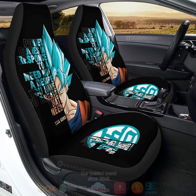 Goku Dragon Ball Anime Car Seat Cover