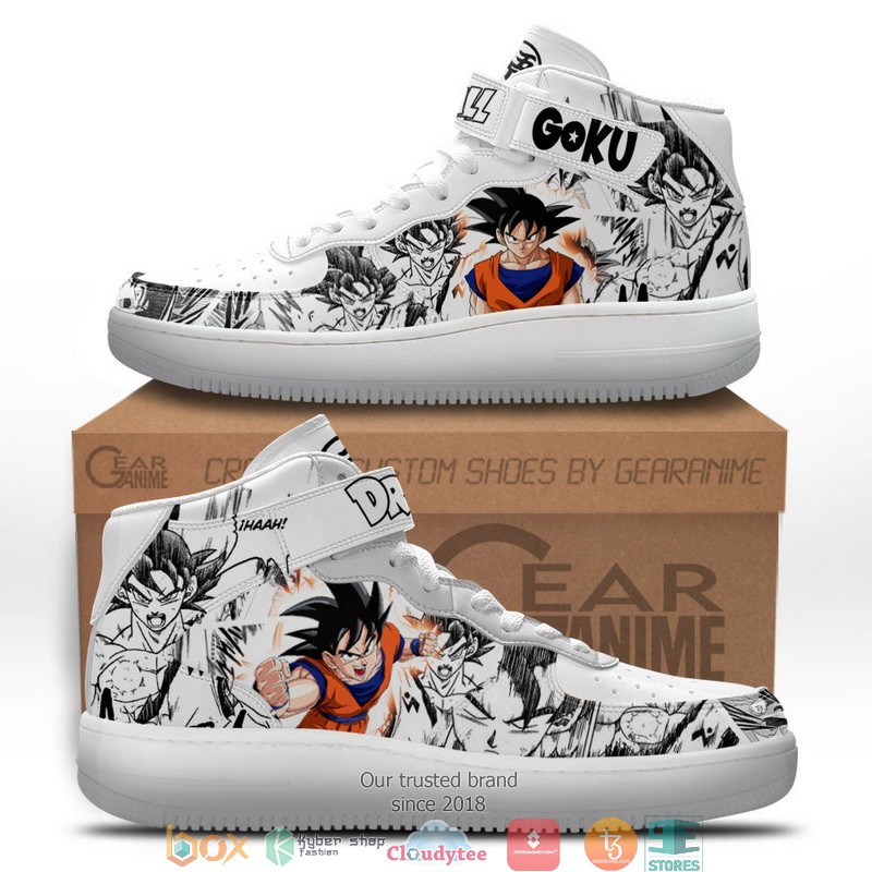 Goku Dragon Ball Anime Mix Manga High Air Force Shoes