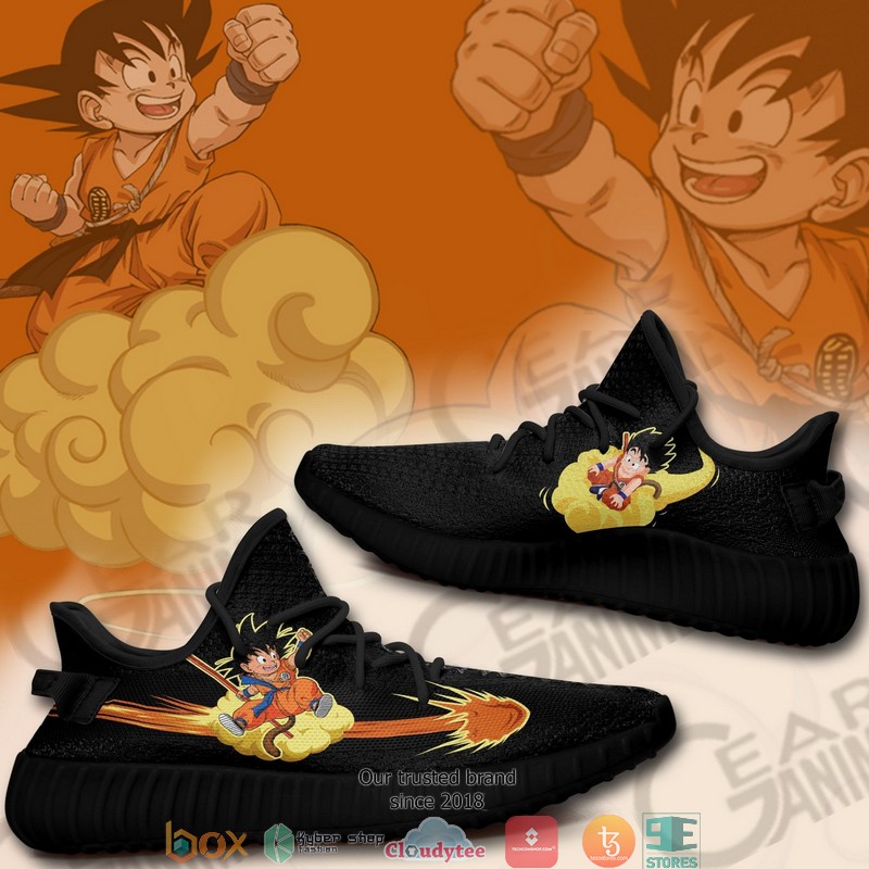 Goku Flying Nimbus Dragon Ball Anime Yeezy Sneaker Shoes 1